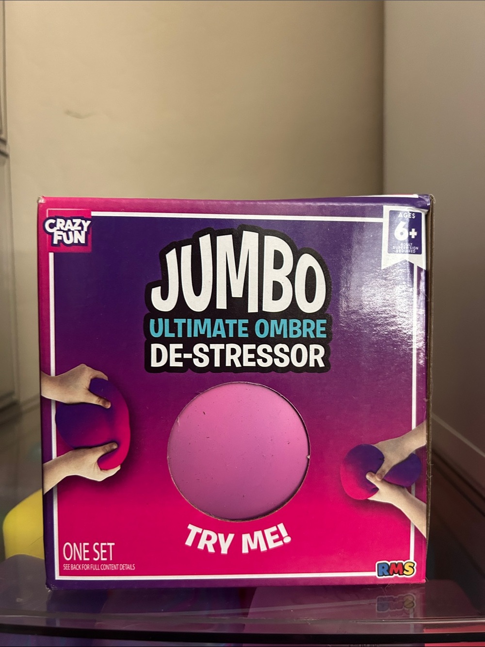 Jumbo Ultimate Ombre De-Stressor - Pink